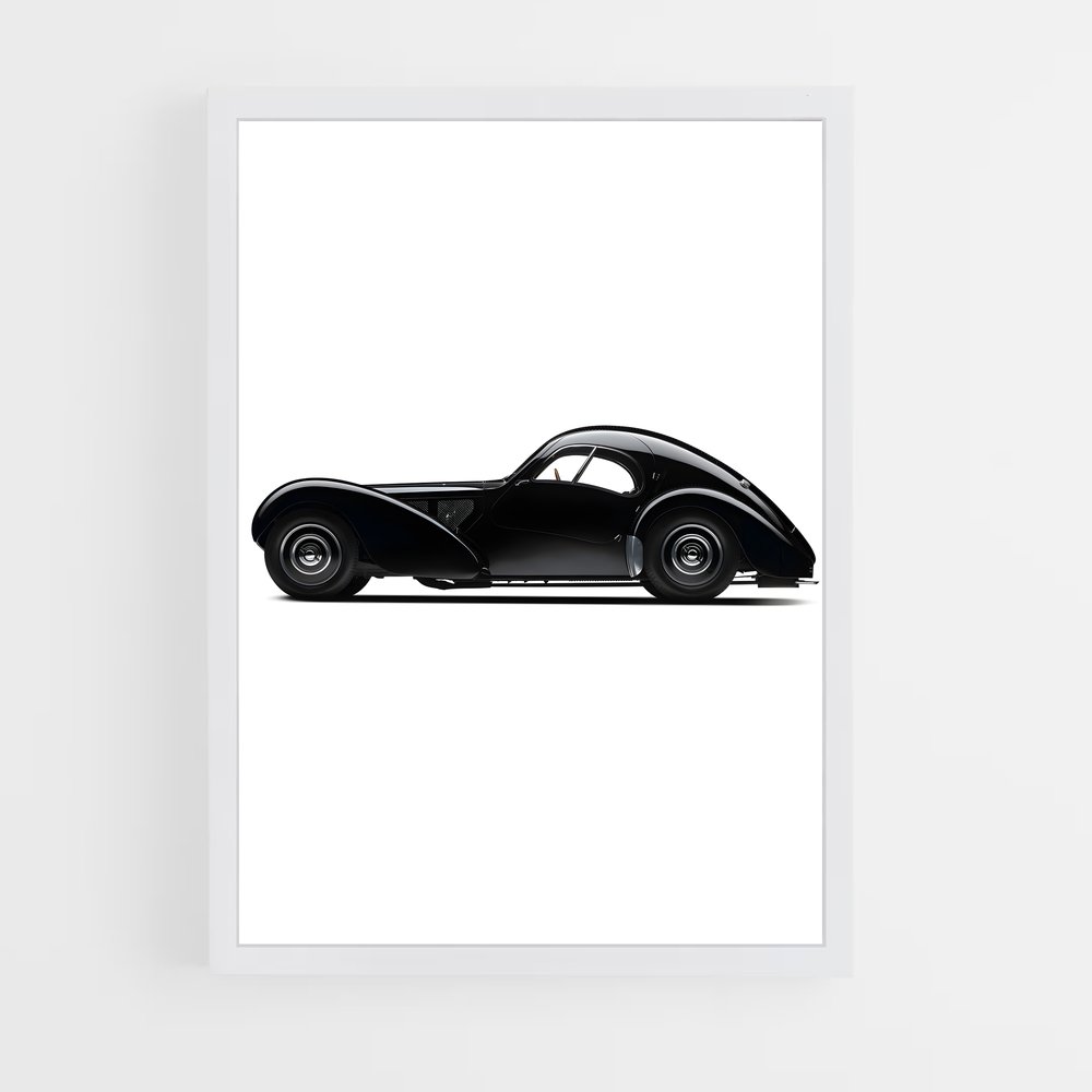 Poster Type atlantic – affiche Bugatti (vue 3)